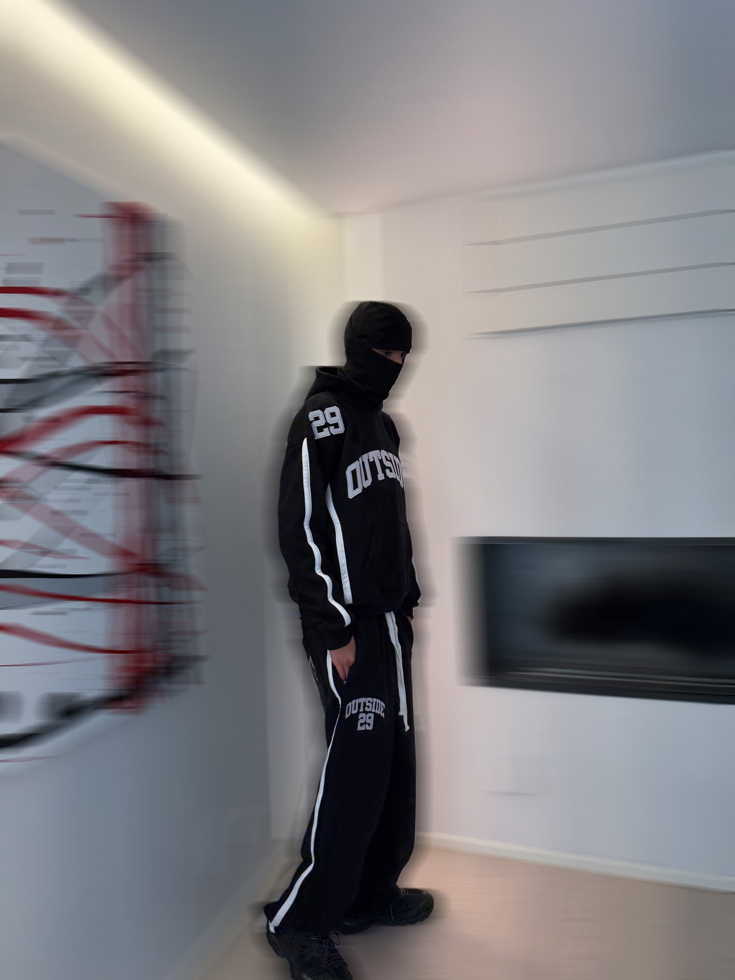 29 TRACKSUIT BLACK/WHITE