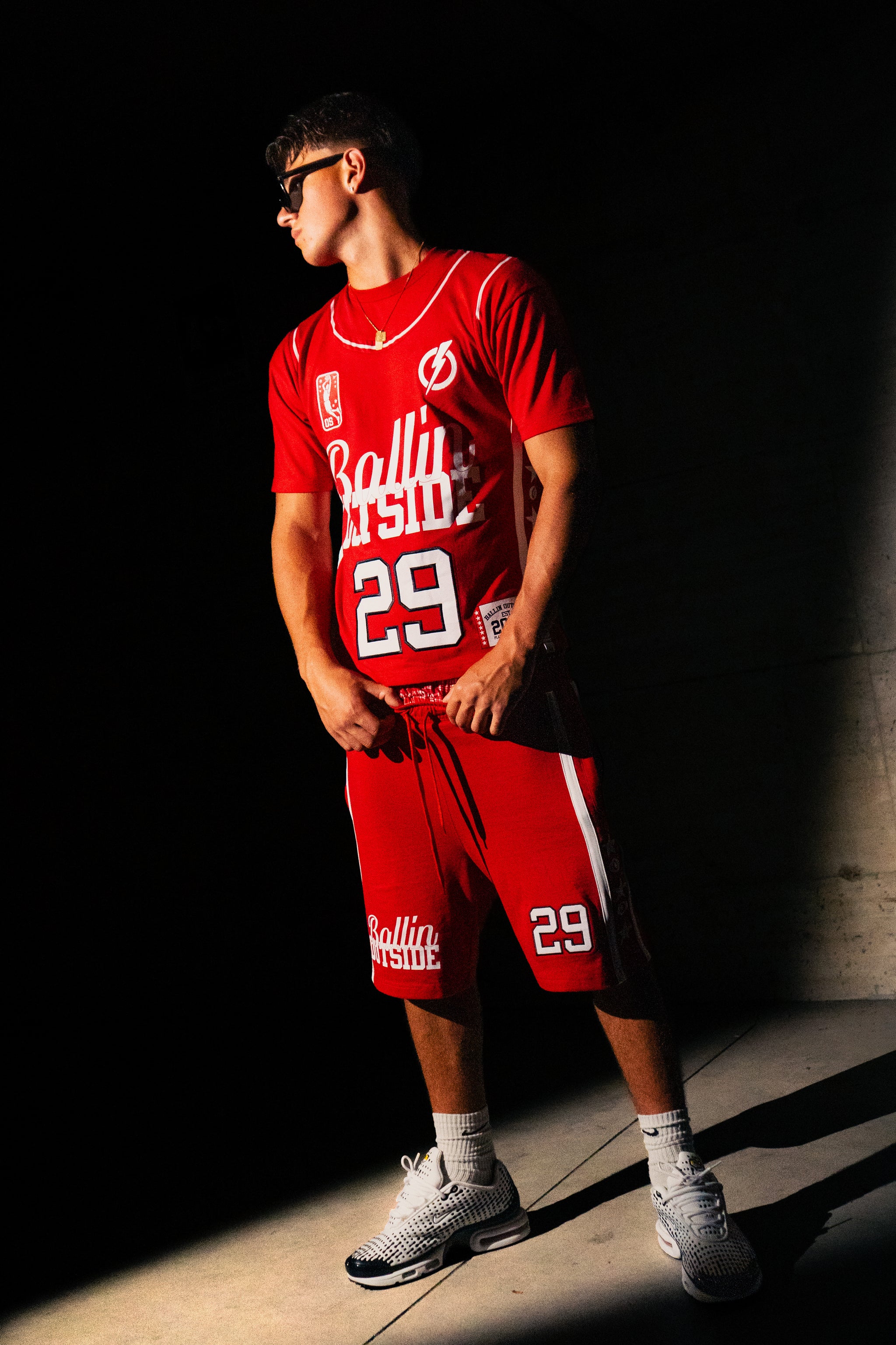 T-shirt Ballin RED/WHITE