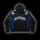 29 HOODIE BLACK/BLUE
