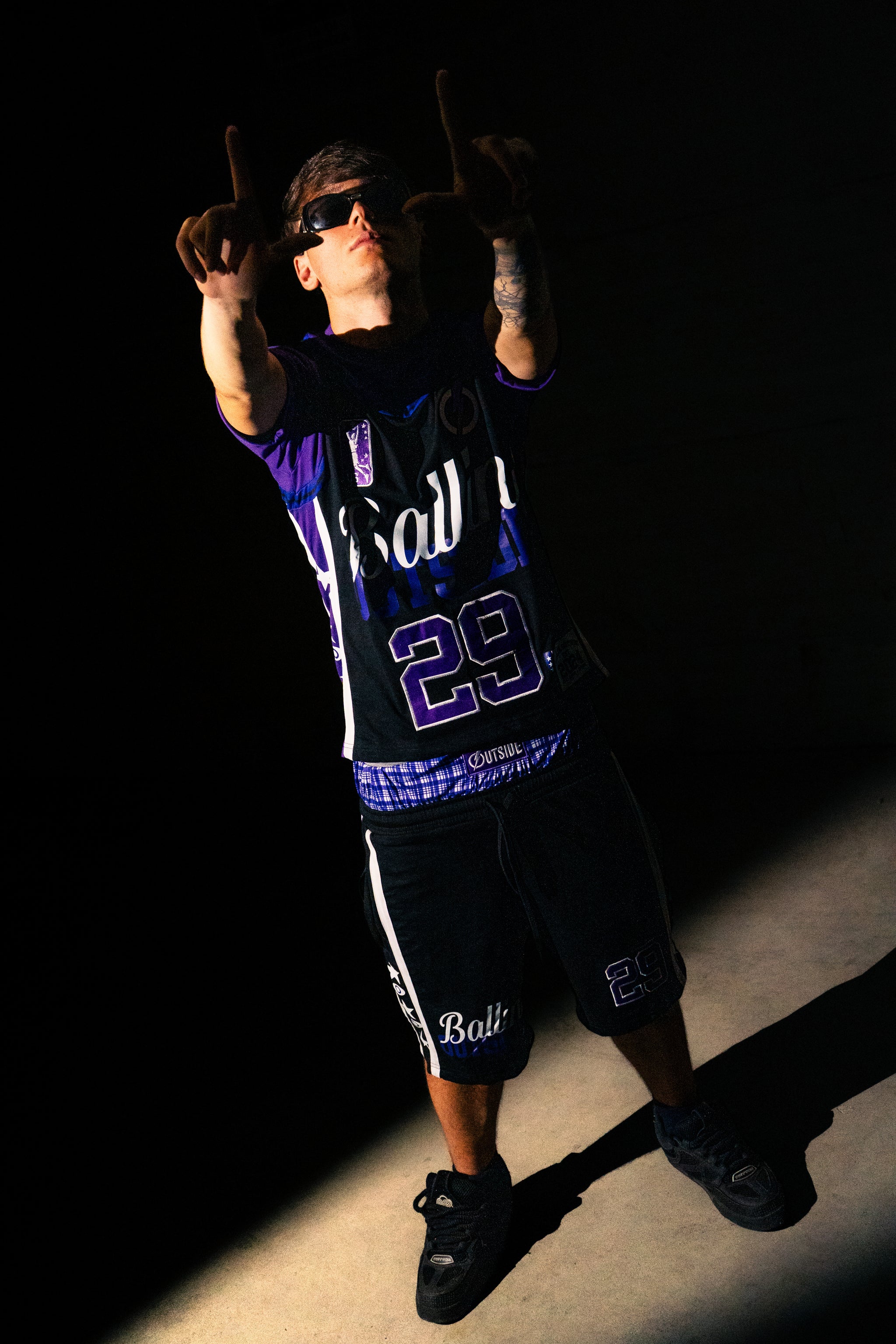 Ballin Set PURPLE/BLACK
