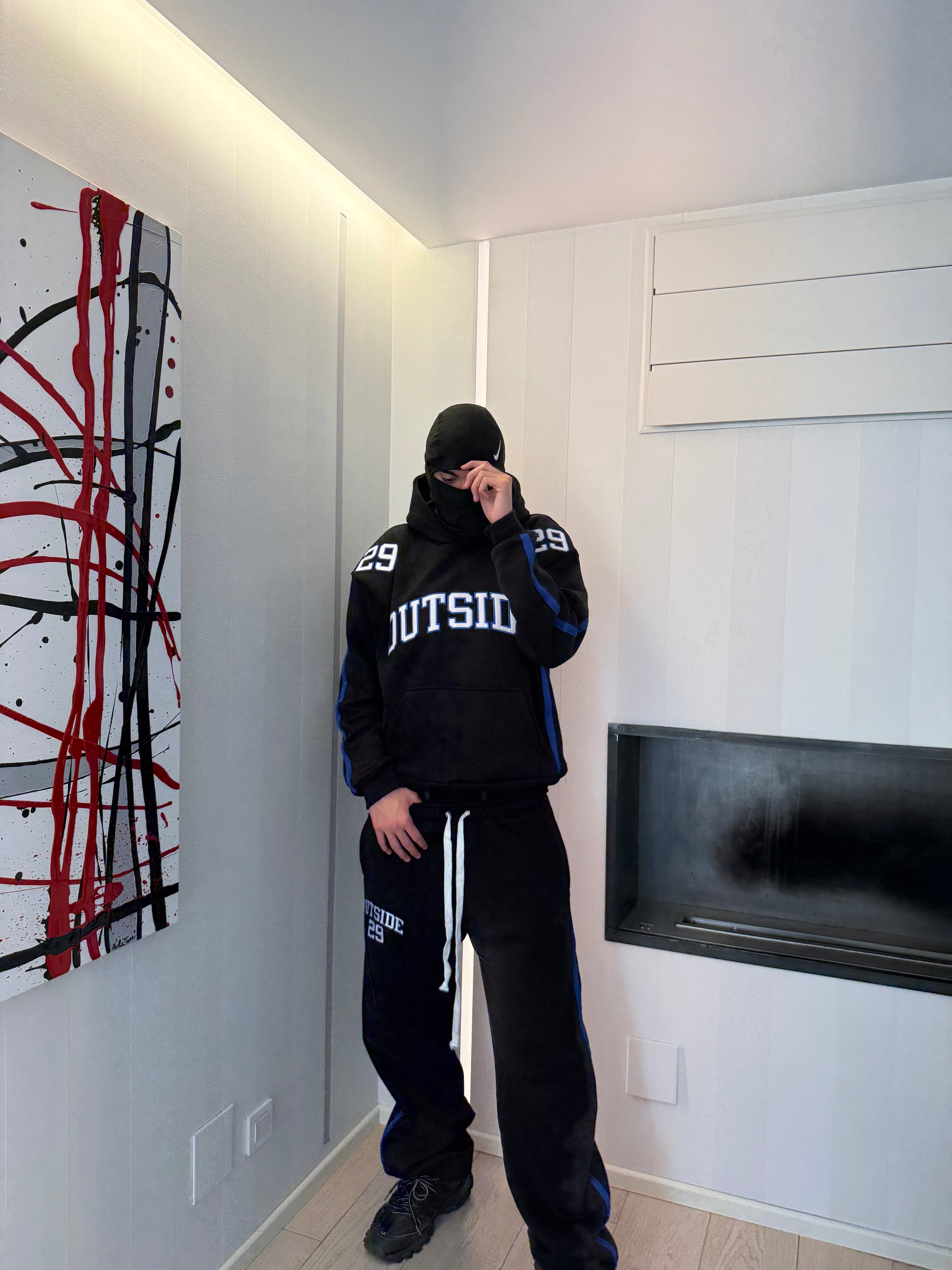 29 TRACKSUIT BLACK/BLUE