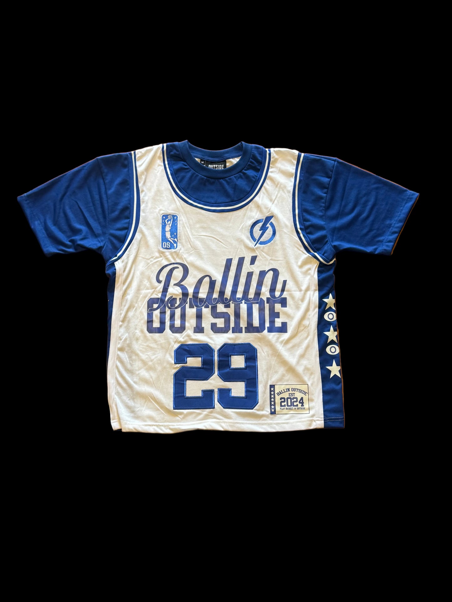 T-shirt Ballin WHITE/BLUE
