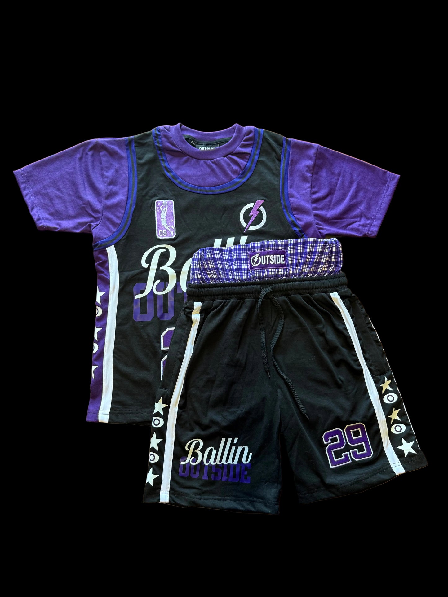 Ballin Set PURPLE/BLACK