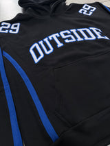 29 HOODIE BLACK/BLUE