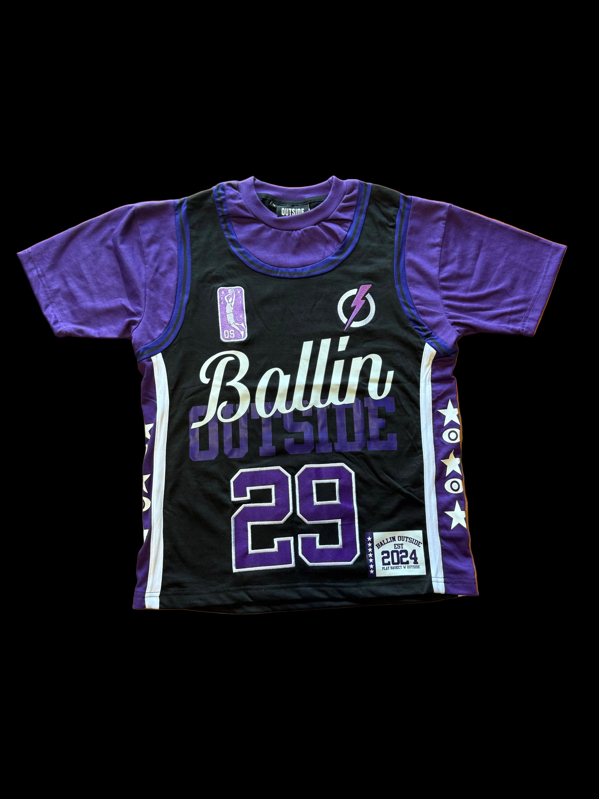 T-shirt Ballin PURPLE/BLACK