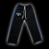 PANTS FLARED BLACK/BLUE