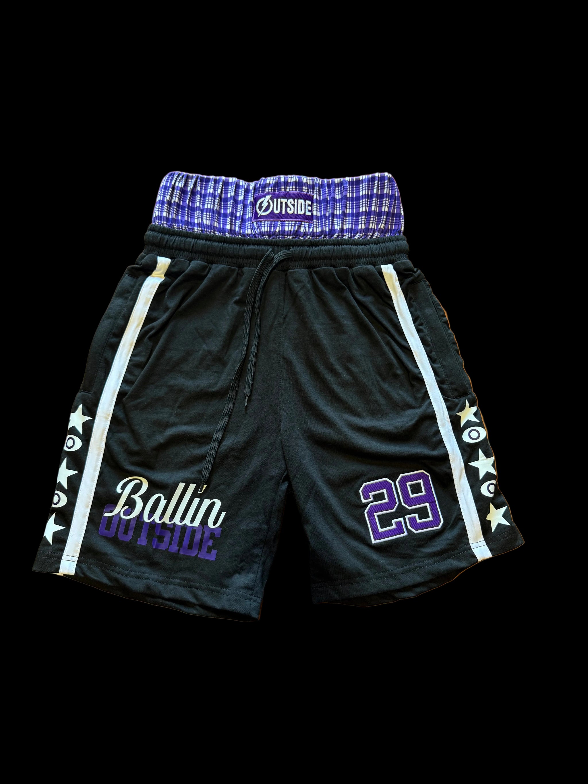 Shorts Ballin BLACK/PURPLE