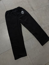 FLARED PANTS BLACK/WHITE