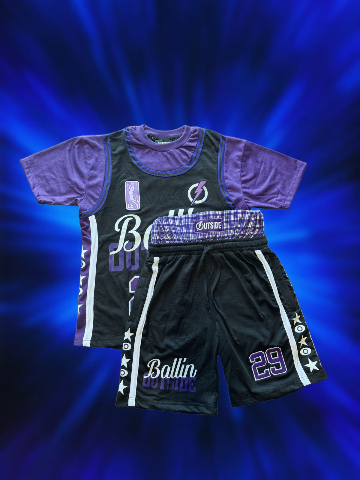 Ballin Set PURPLE/BLACK