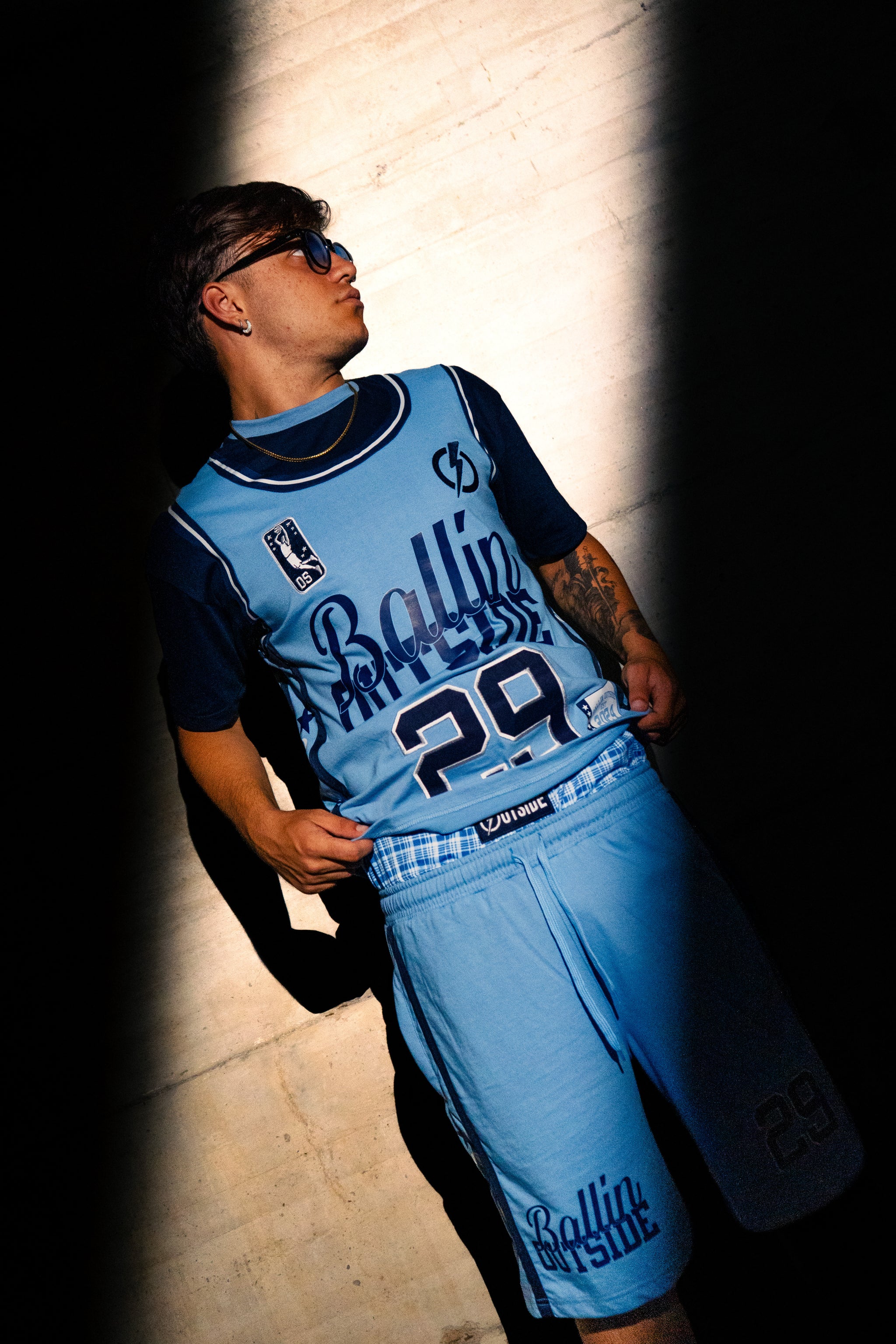 T-shirt Ballin UNC BLUE