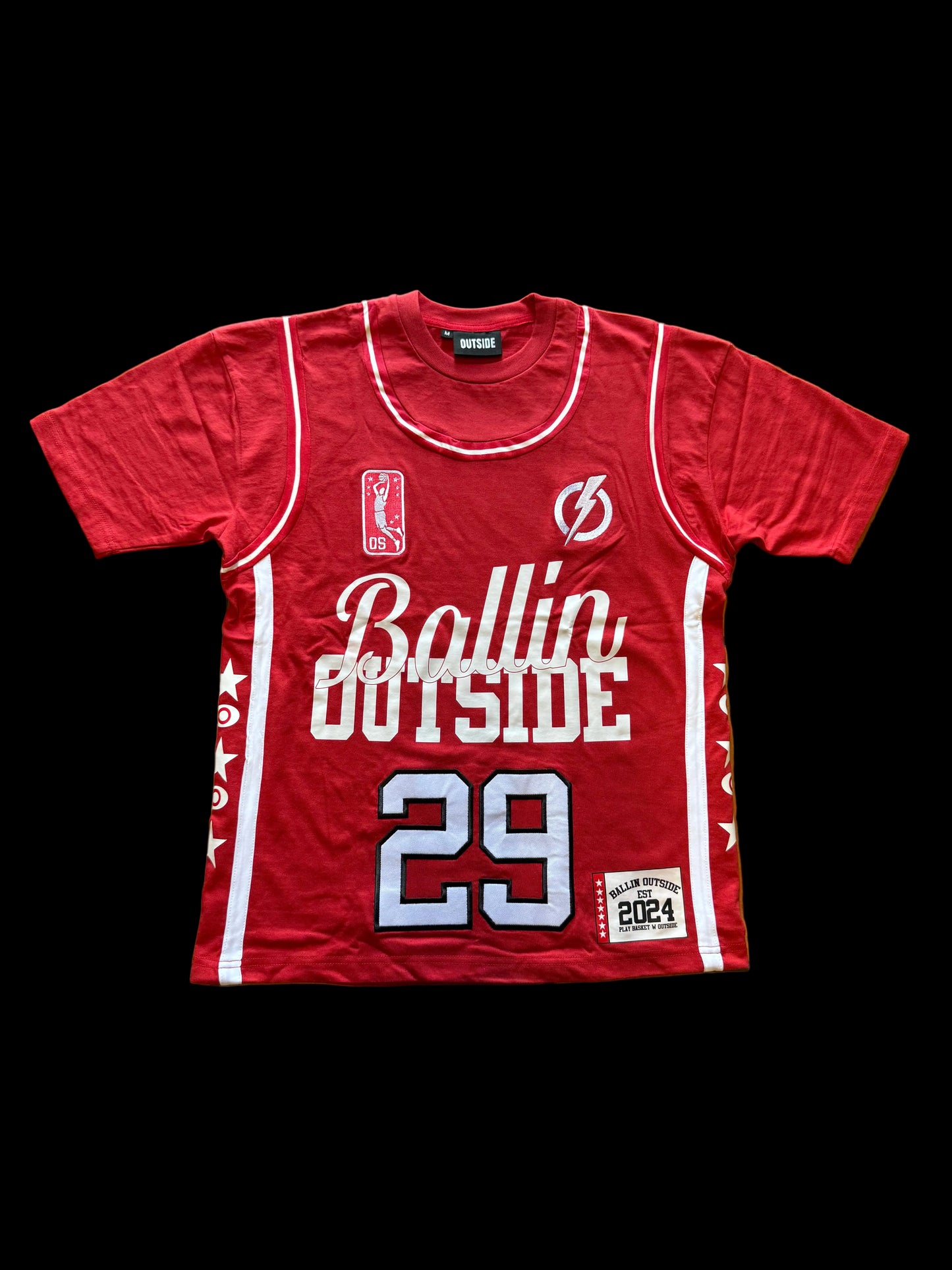 T-shirt Ballin RED/WHITE