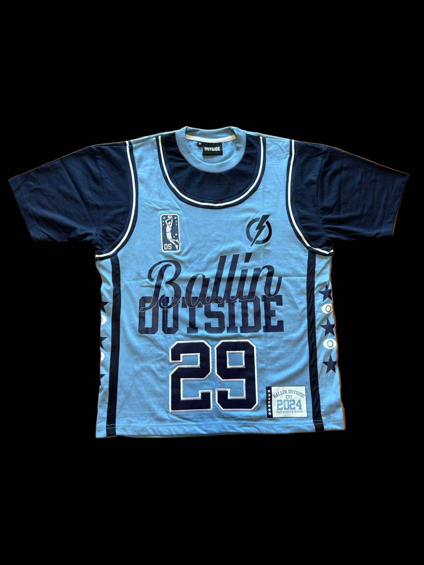 T-shirt Ballin UNC BLUE