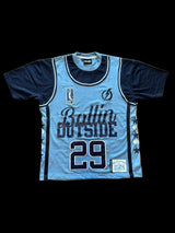 T-shirt Ballin UNC BLUE