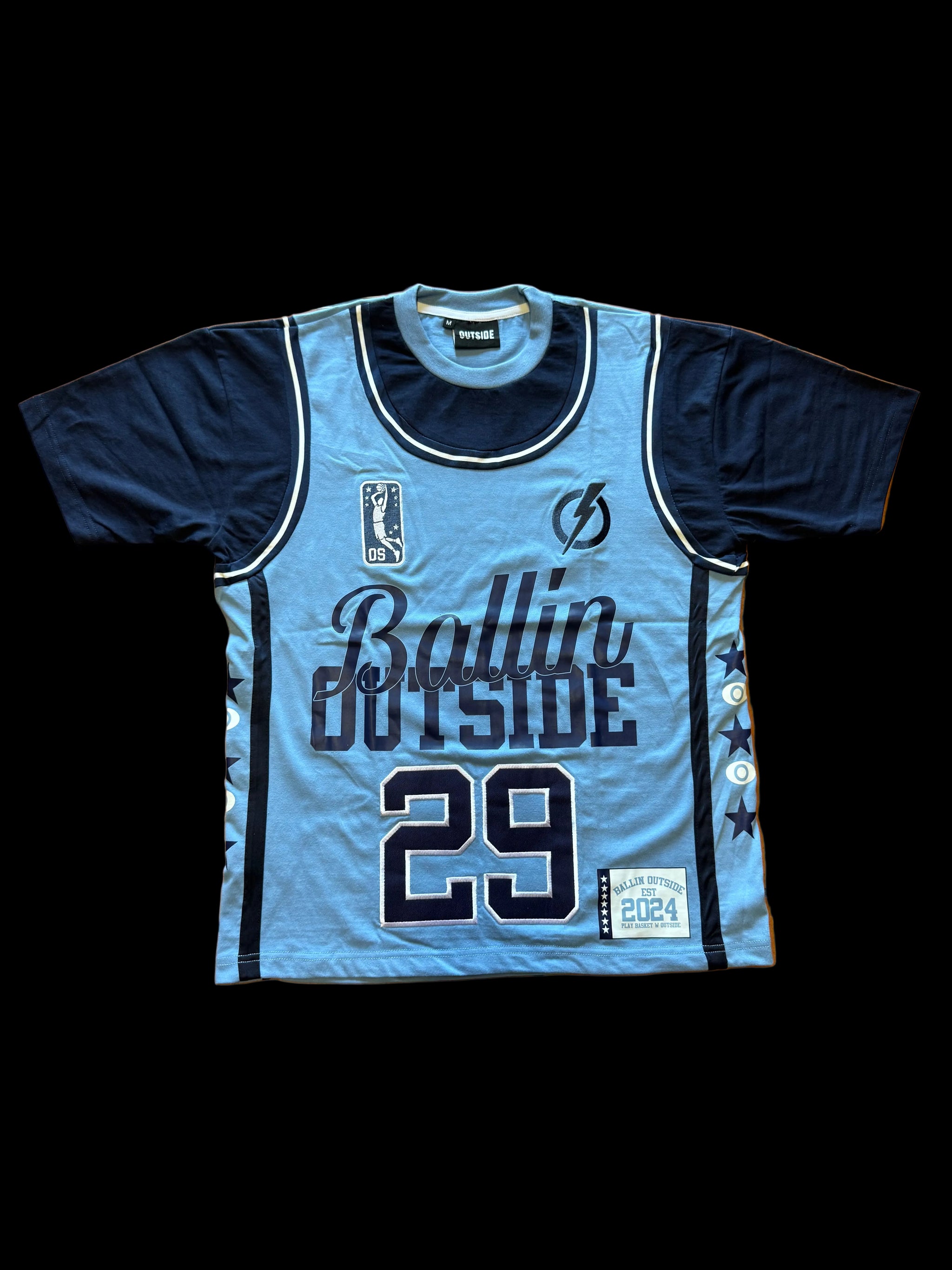 T-shirt Ballin UNC BLUE