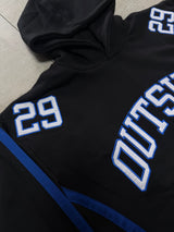 29 HOODIE BLACK/BLUE