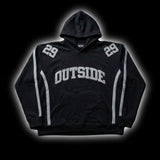 29 HOODIE BLACK/WHITE