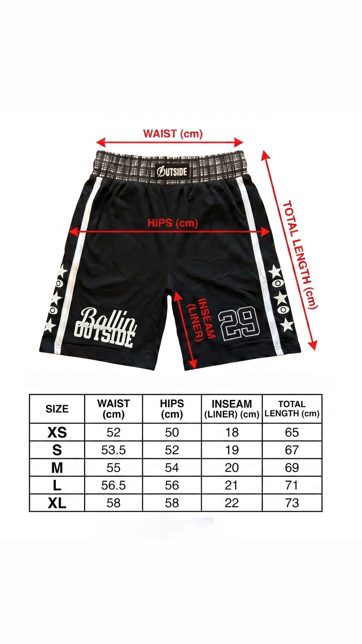 Shorts Ballin BLACK/BLUE