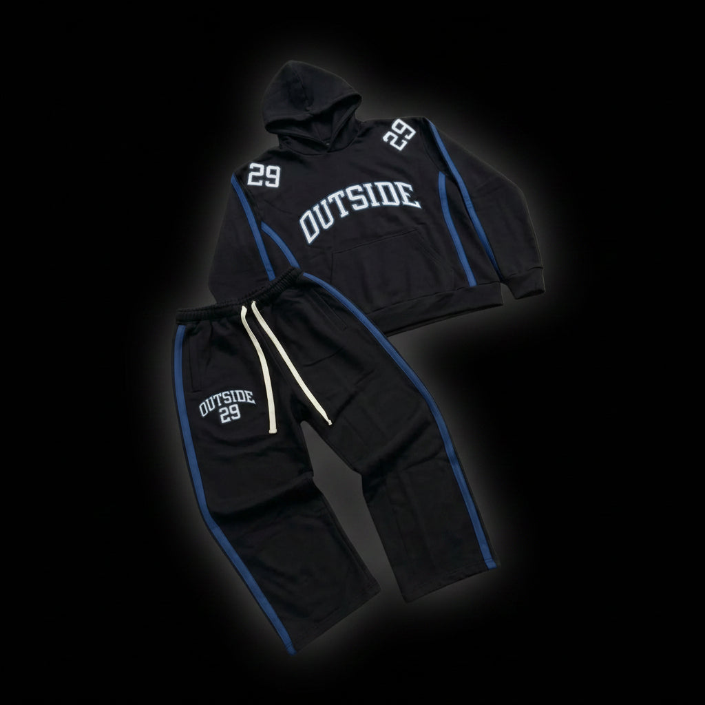 29 TRACKSUIT BLACK/BLUE