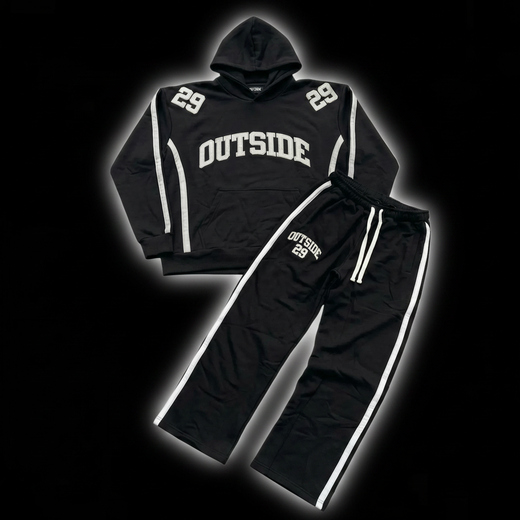 29 TRACKSUIT BLACK/WHITE